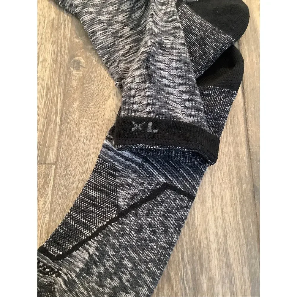 Darn Tough Men's XL Space Gray Light Hiker Micro Crew Socks Outdoor Hiking E5-4